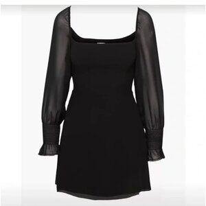 Aritzia Wilfred Emmylou Black Dress Size 2